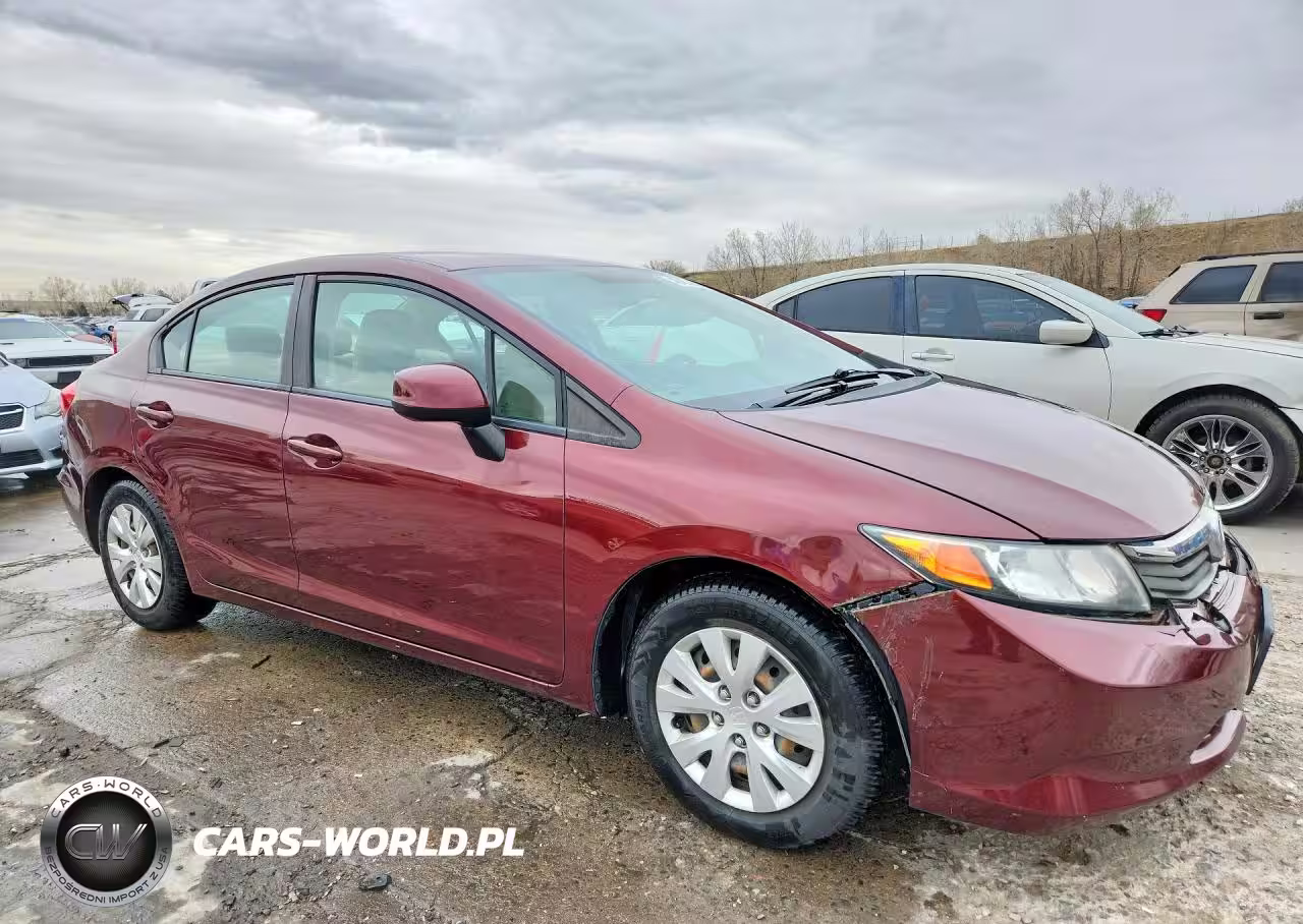 2012 Honda Civic Lx VIN:2HGFB2F57CH536545 - 4