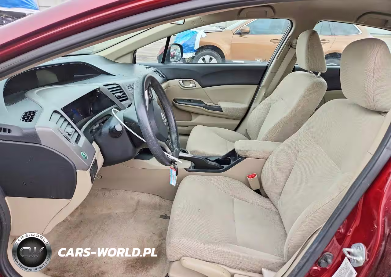 2012 Honda Civic Lx VIN:2HGFB2F57CH536545 - 7
