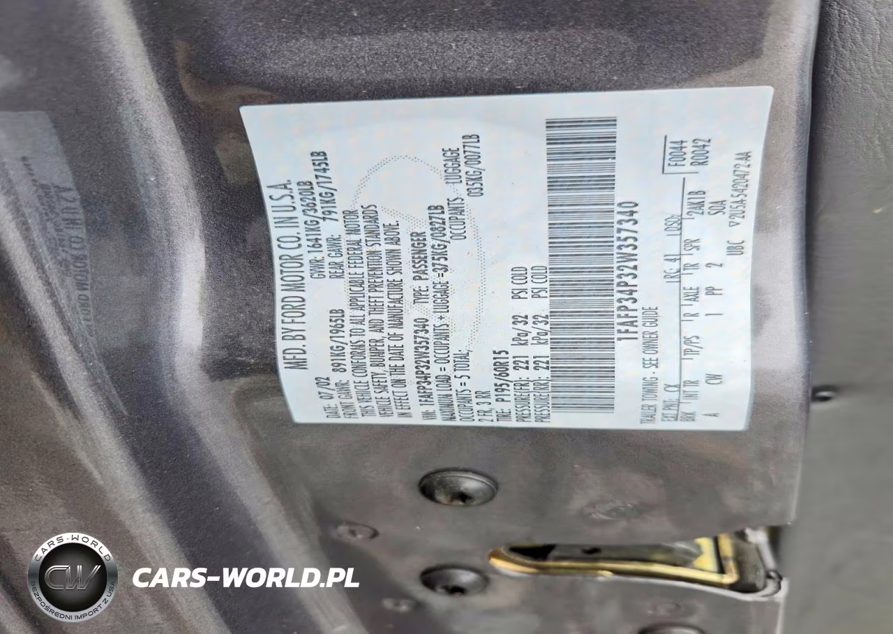 2002 Ford Focus Se VIN:1FAFP34P32W357340 - 12