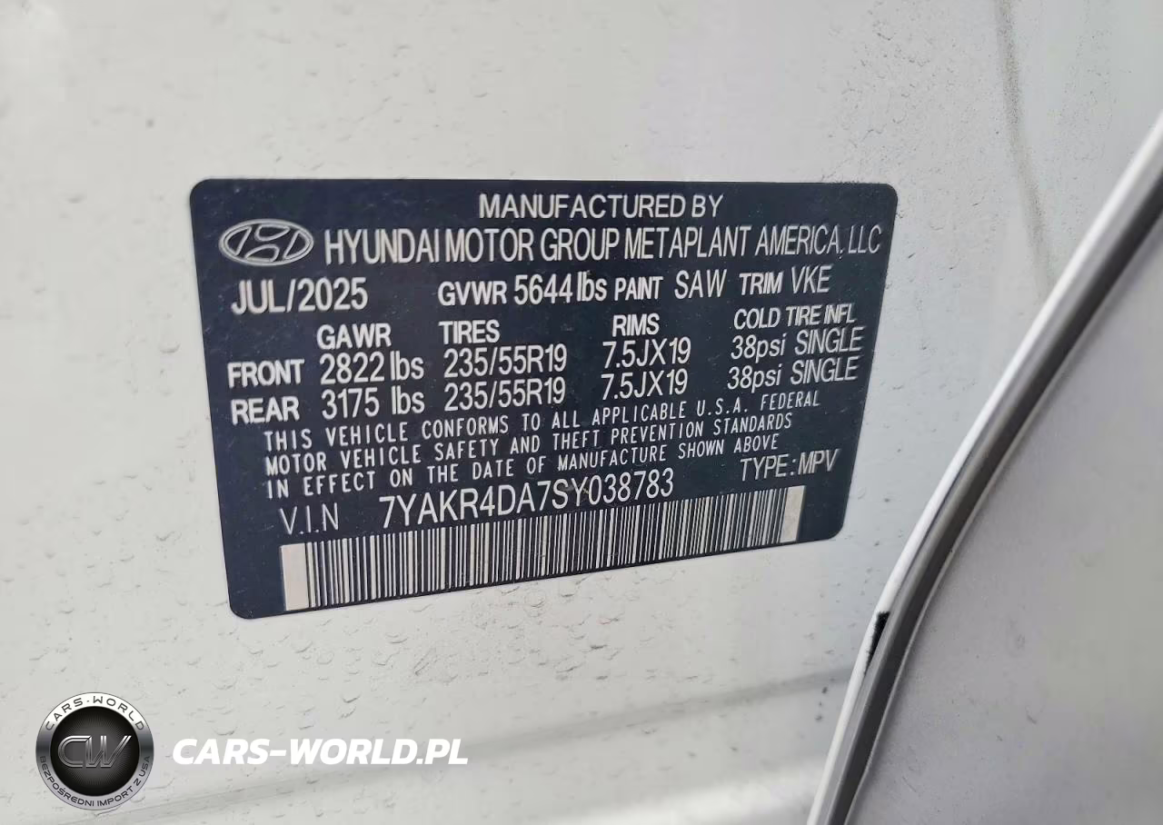 2025 Hyundai Ioniq 5 Limited VIN:7YAKR4DA7SY038783 - 13