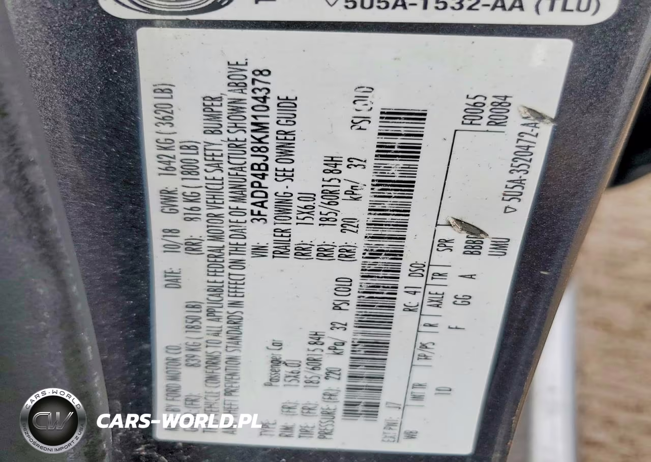 2019 Ford Fiesta Se VIN:3FADP4BJ8KM104378 - 12