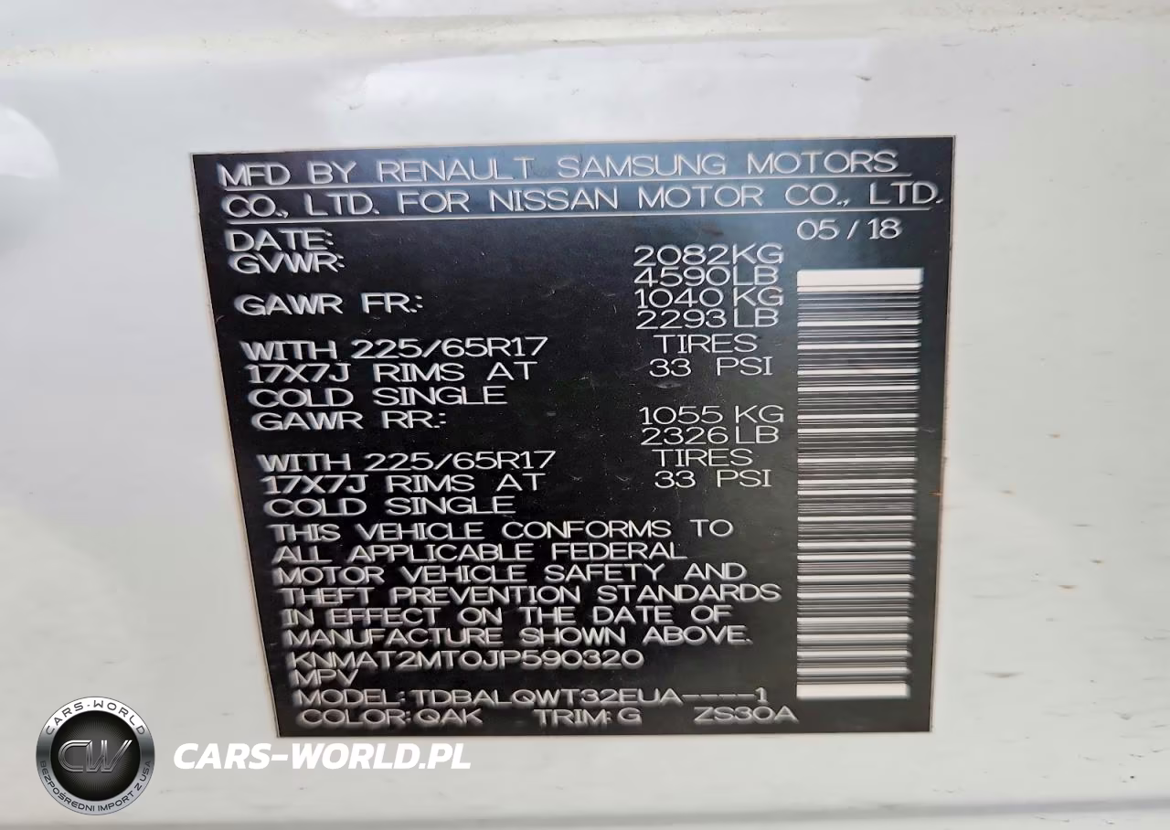 2018 Nissan Rogue Sv VIN:KNMAT2MT0JP590320 - 13