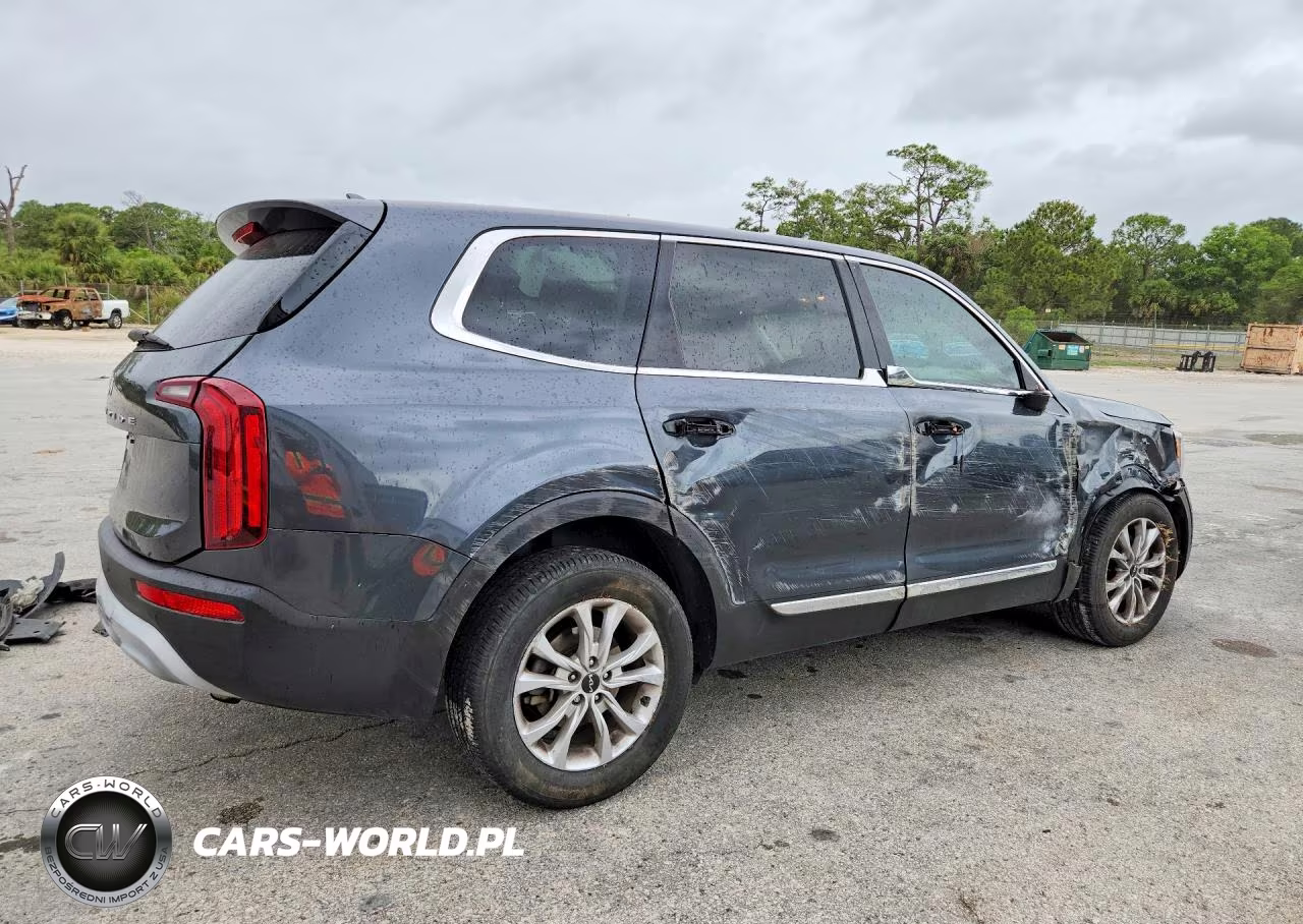 2022 Kia Telluride Lx VIN:5XYP24HC7NG230201 - 3
