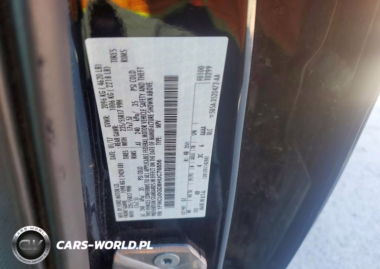 2017 Ford Escape Se VIN:1FMCU0GD8HUC76856 - 13