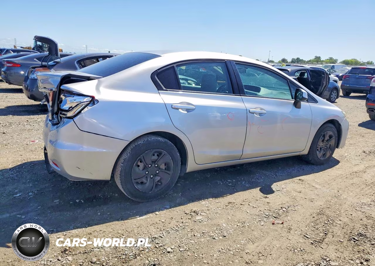 2013 Honda Civic Lx VIN:19XFB2F51DE243283 - 3