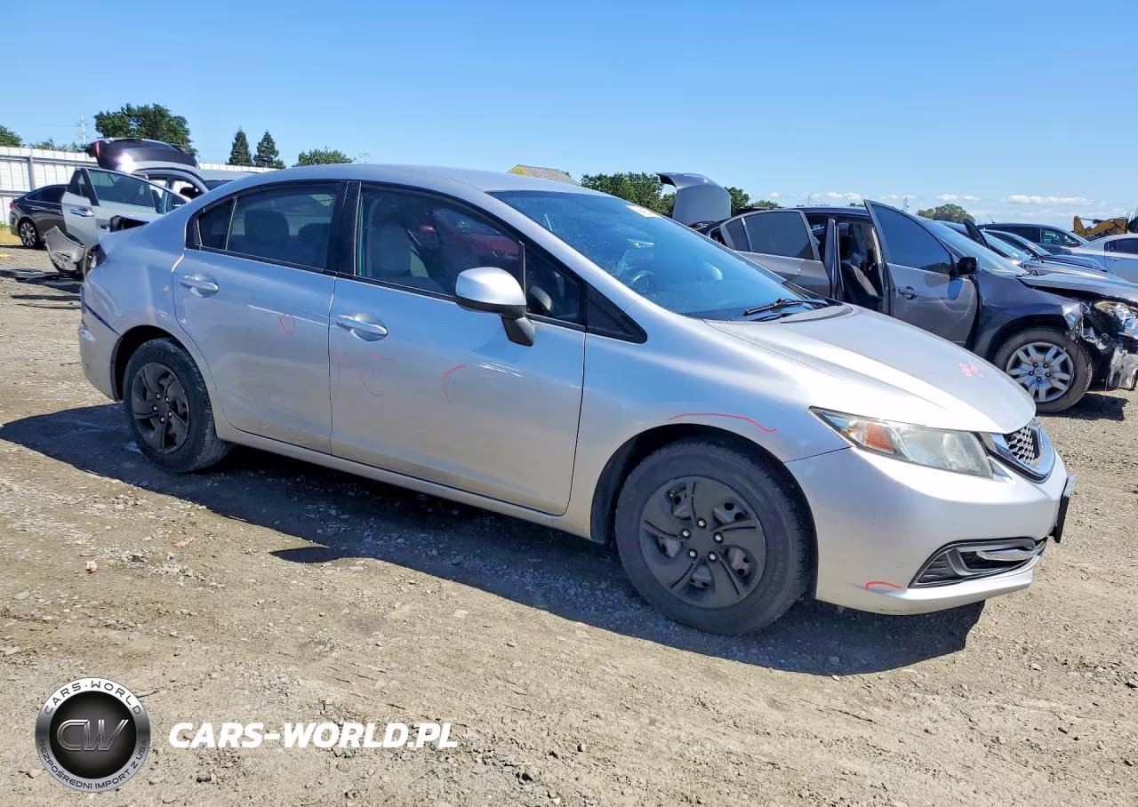 2013 Honda Civic Lx VIN:19XFB2F51DE243283 - 4