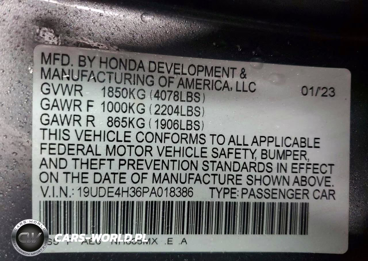 2023 Acura Integra A-Spec VIN:19UDE4H36PA018386 - 12