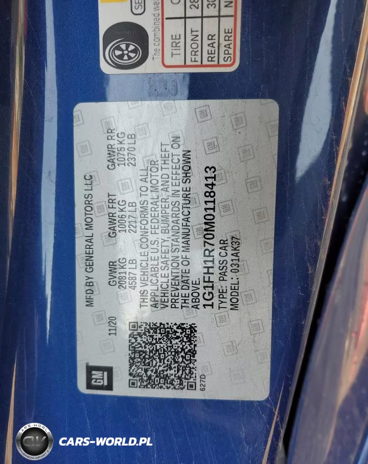 2021 Chevrolet Camaro Ss VIN:1G1FH1R70M0118413 - 12