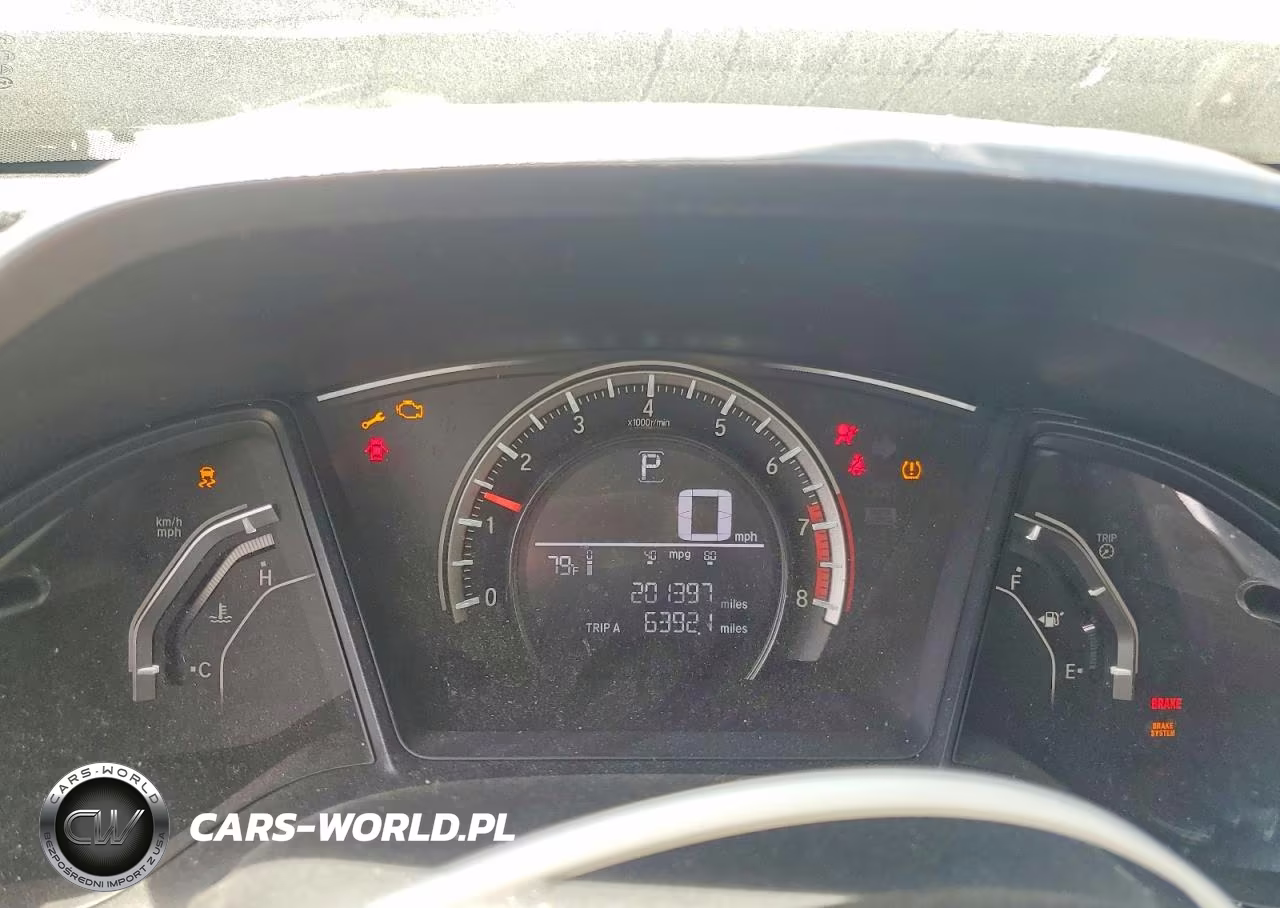 2016 Honda Civic Lx VIN:2HGFC4B54GH316154 - 9