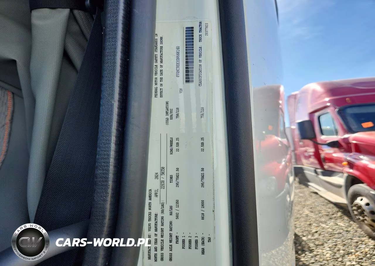 2025 Volvo Vnl64T VIN:4V4NC9EH3SN668160 - 10