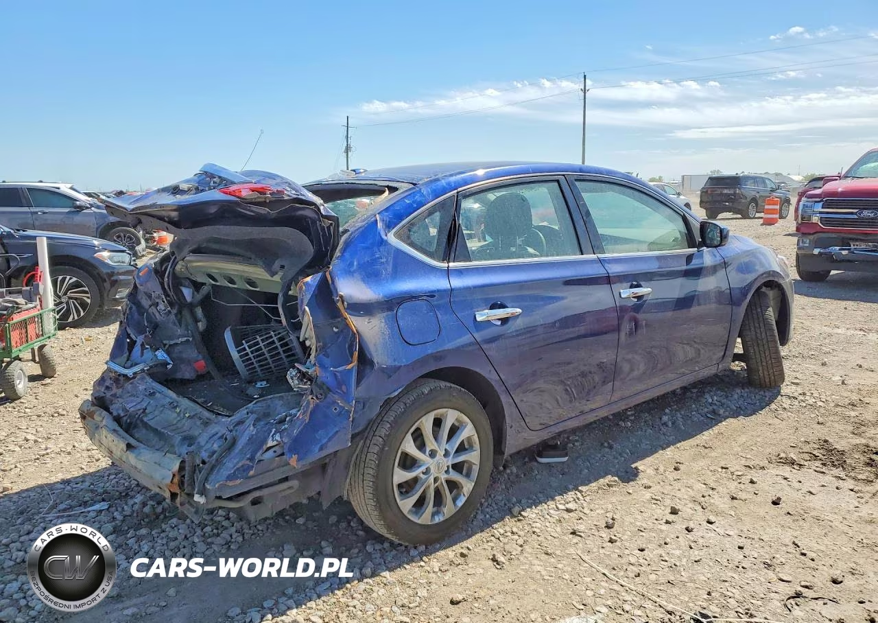 2018 Nissan Sentra Sv VIN:3N1AB7AP2JL652614 - 3