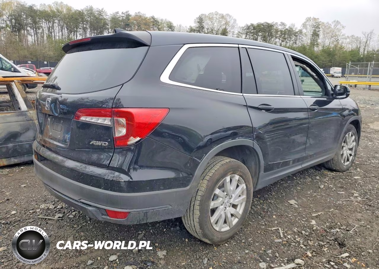 2019 Honda Pilot Lx VIN:5FNYF6H16KB084511 - 3