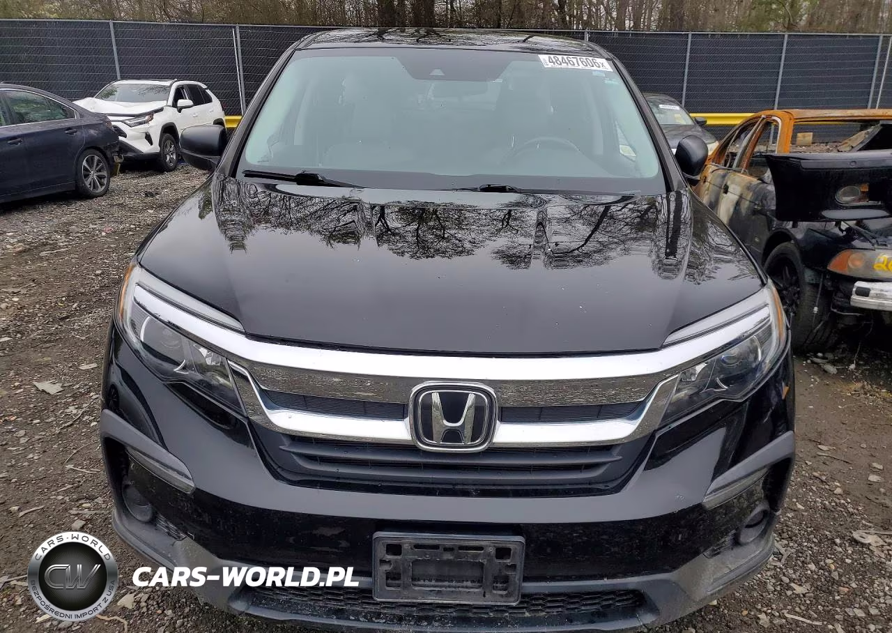 2019 Honda Pilot Lx VIN:5FNYF6H16KB084511 - 5