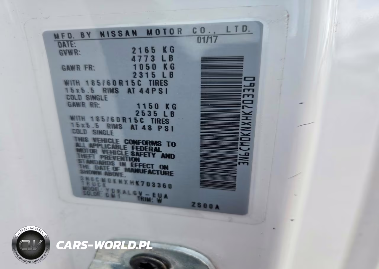 2017 Nissan Nv200 Sv VIN:3N6CM0KNXHK703360 - 14