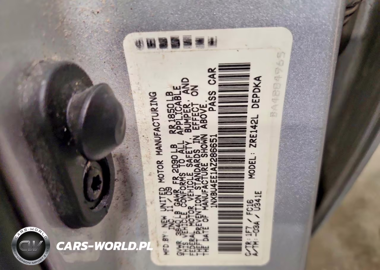 2010 Toyota Corolla Le VIN:1NXBU4EE1AZ286651 - 12