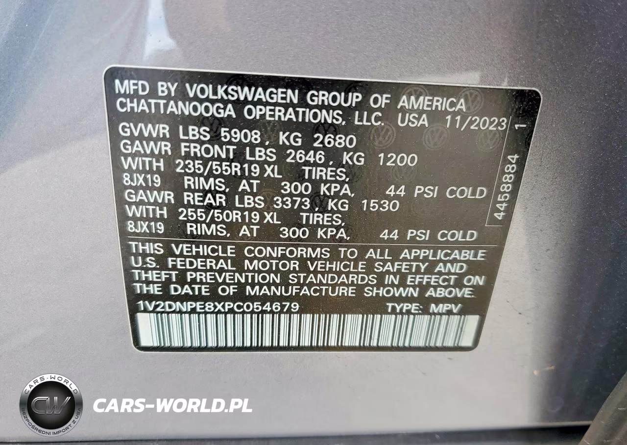 2023 Volkswagen Id.4 Pro VIN:1V2DNPE8XPC054679 - 13