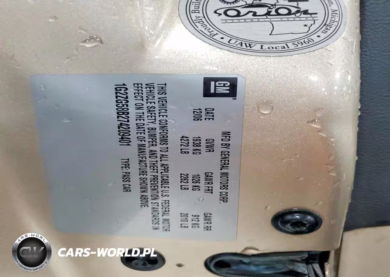 2007 Pontiac G6 Base VIN:1G2ZG58B274209401 - 12