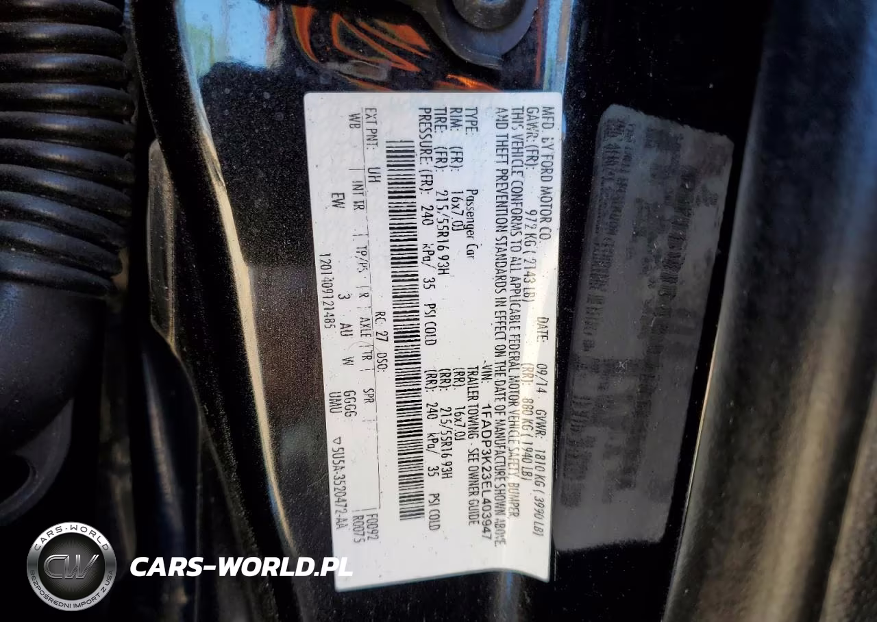 2014 Ford Focus Se VIN:1FADP3K23EL403947 - 12
