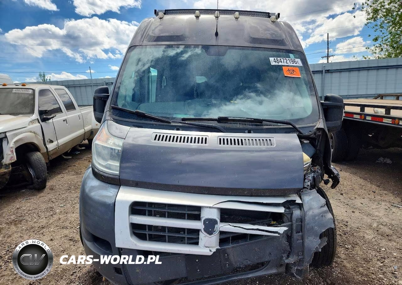 2014 Ram Promaster 3500 Rv VIN:3C6URVHG6EE106805 - 2