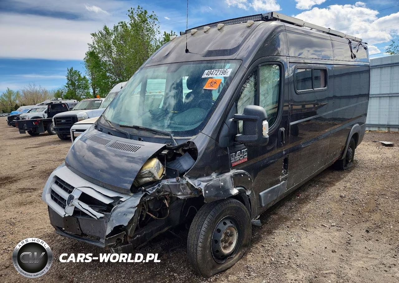 2014 Ram Promaster 3500 Rv VIN:3C6URVHG6EE106805 - 3