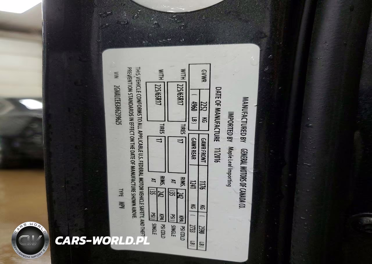 2017 Chevrolet Equinox Lt VIN:2GNALCEK3H6239625 - 13