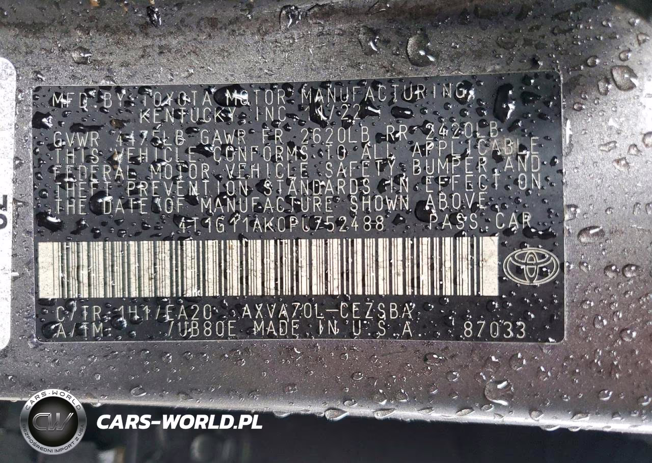 2023 Toyota Camry Se VIN:4T1G11AK0PU752488 - 12