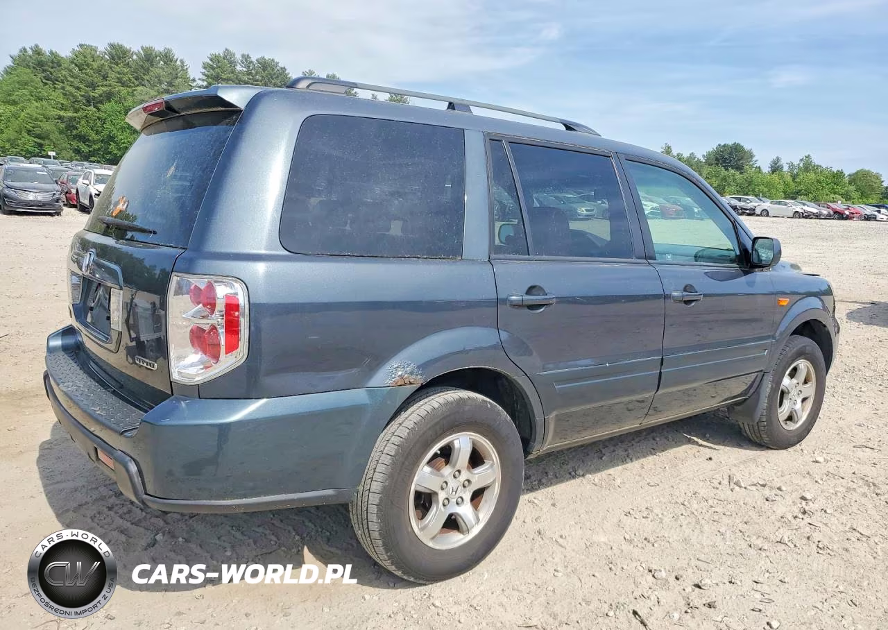 2006 Honda Pilot Ex VIN:2HKYF18526H516637 - 3