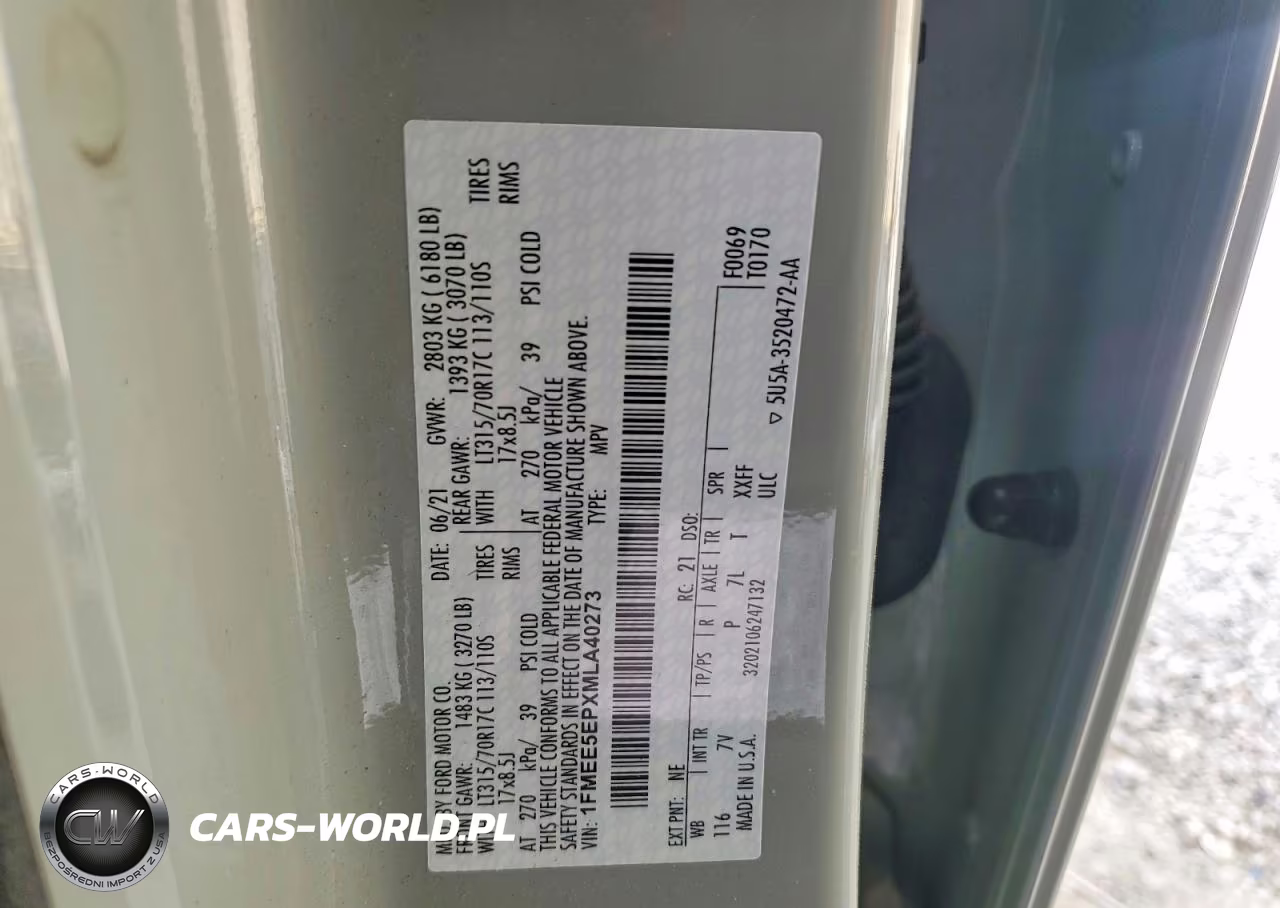2021 Ford Bronco First Edition VIN:1FMEE5EPXMLA40273 - 13