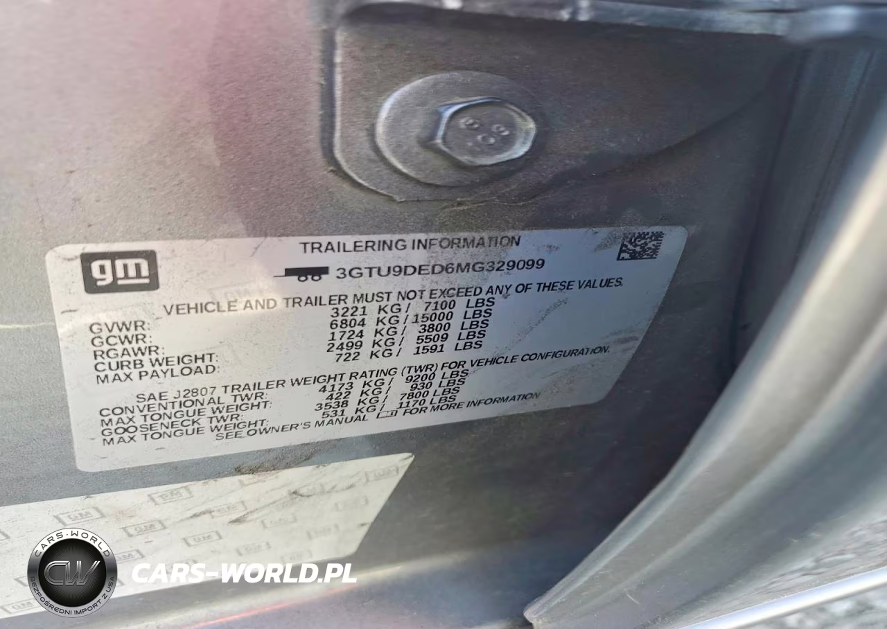 2021 GMC Sierra K1500 Slt VIN:3GTU9DED6MG329099 - 12