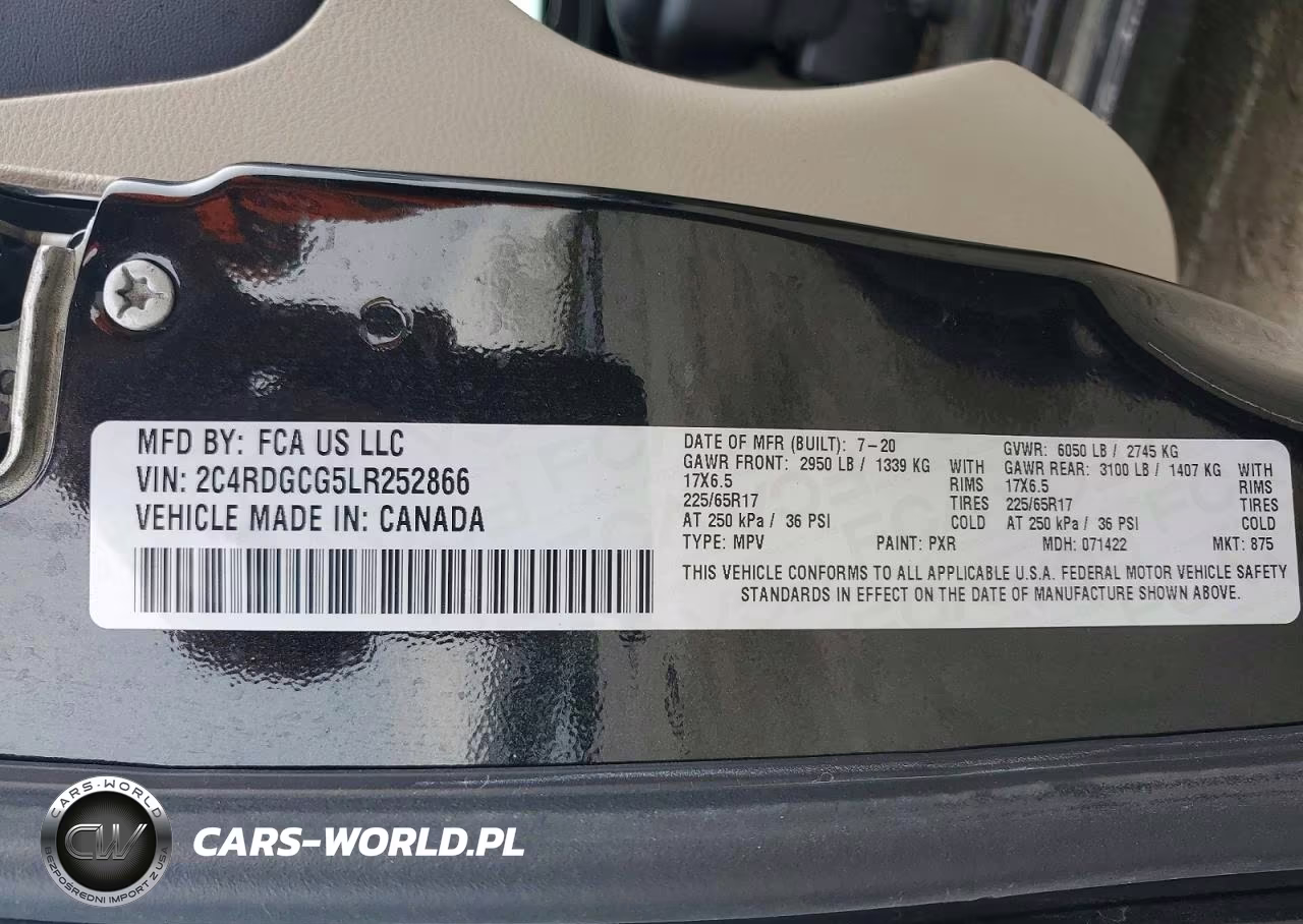 2020 Dodge Grand Caravan Sxt VIN:2C4RDGCG5LR252866 - 13