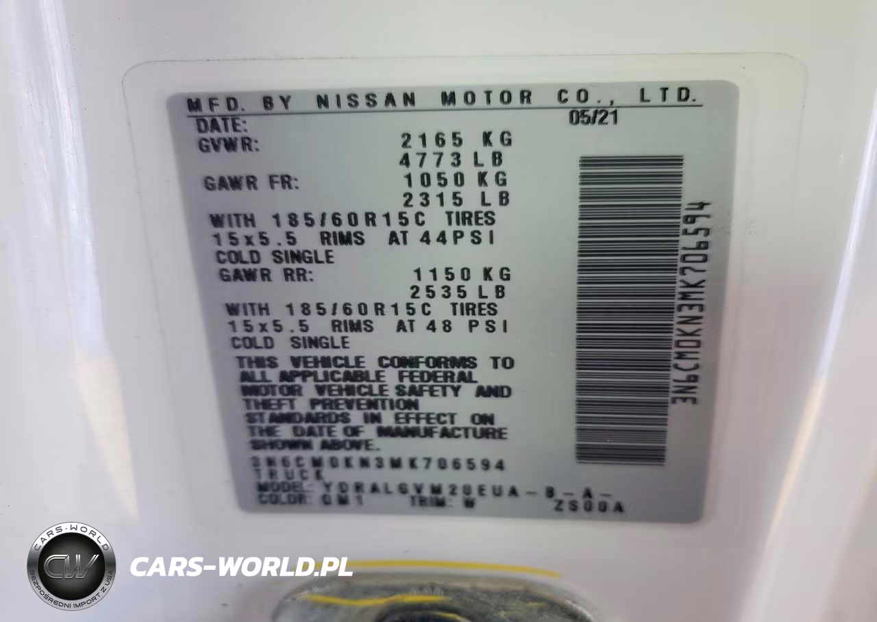 2021 Nissan Nv200 Sv VIN:3N6CM0KN3MK706594 - 13
