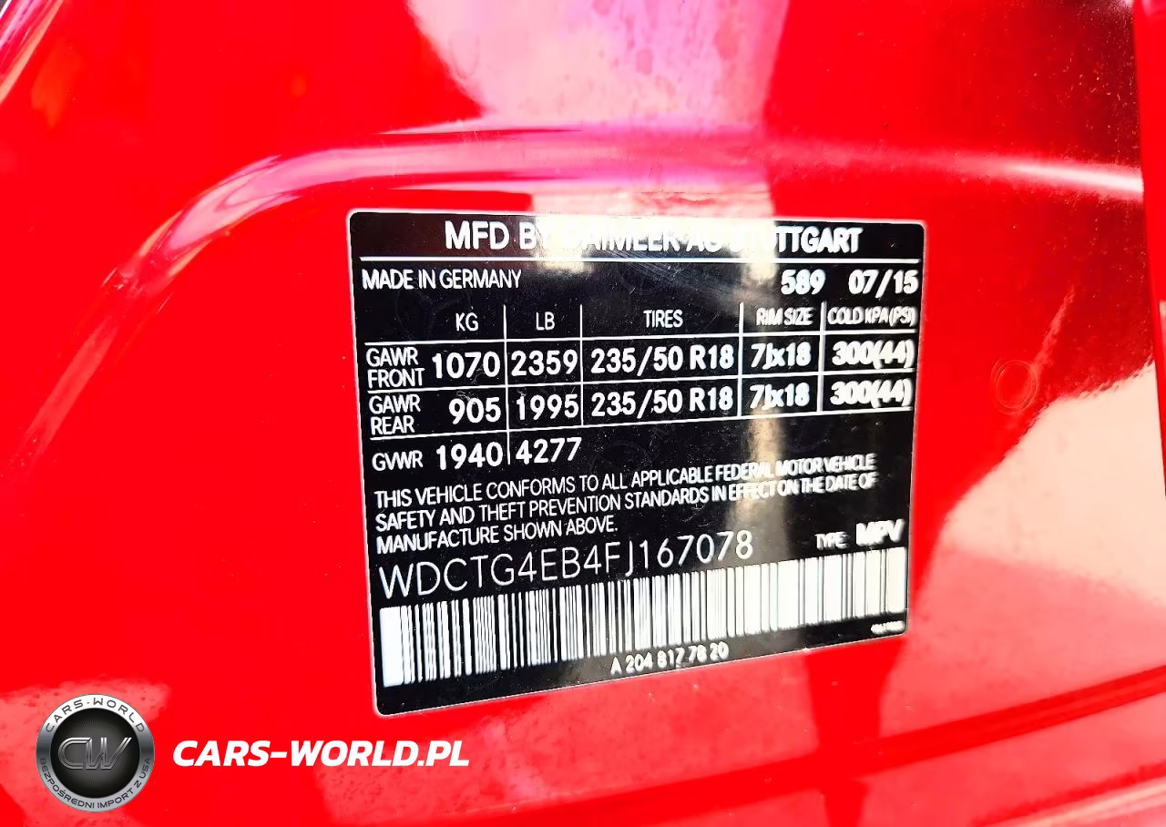 2015 Mercedes Benz Gla 250 VIN:WDCTG4EB4FJ167078 - 13