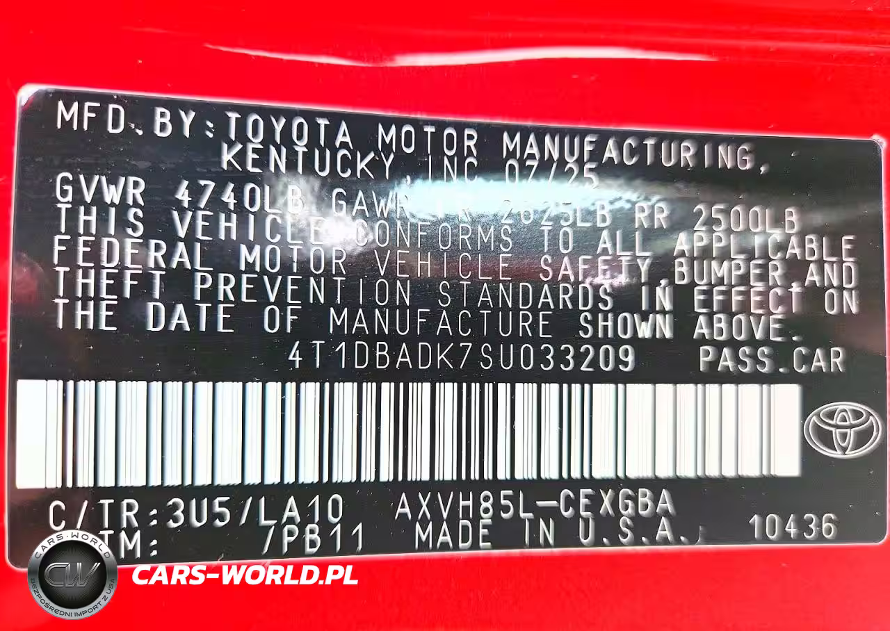 2025 Toyota Camry Xle VIN:4T1DBADK7SU033209 - 13