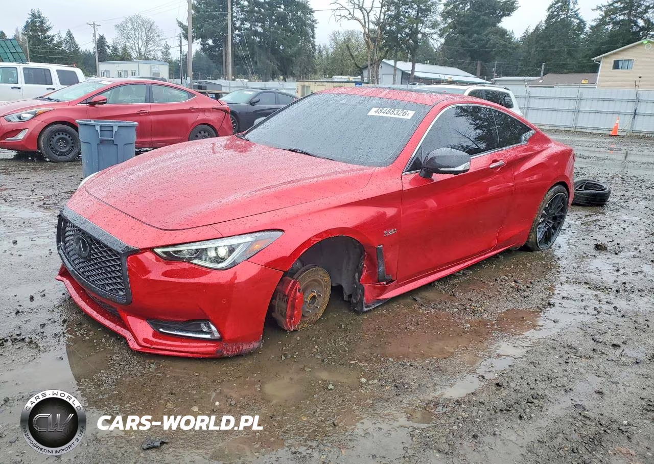 2017 Infiniti Q60 Red Sport 400