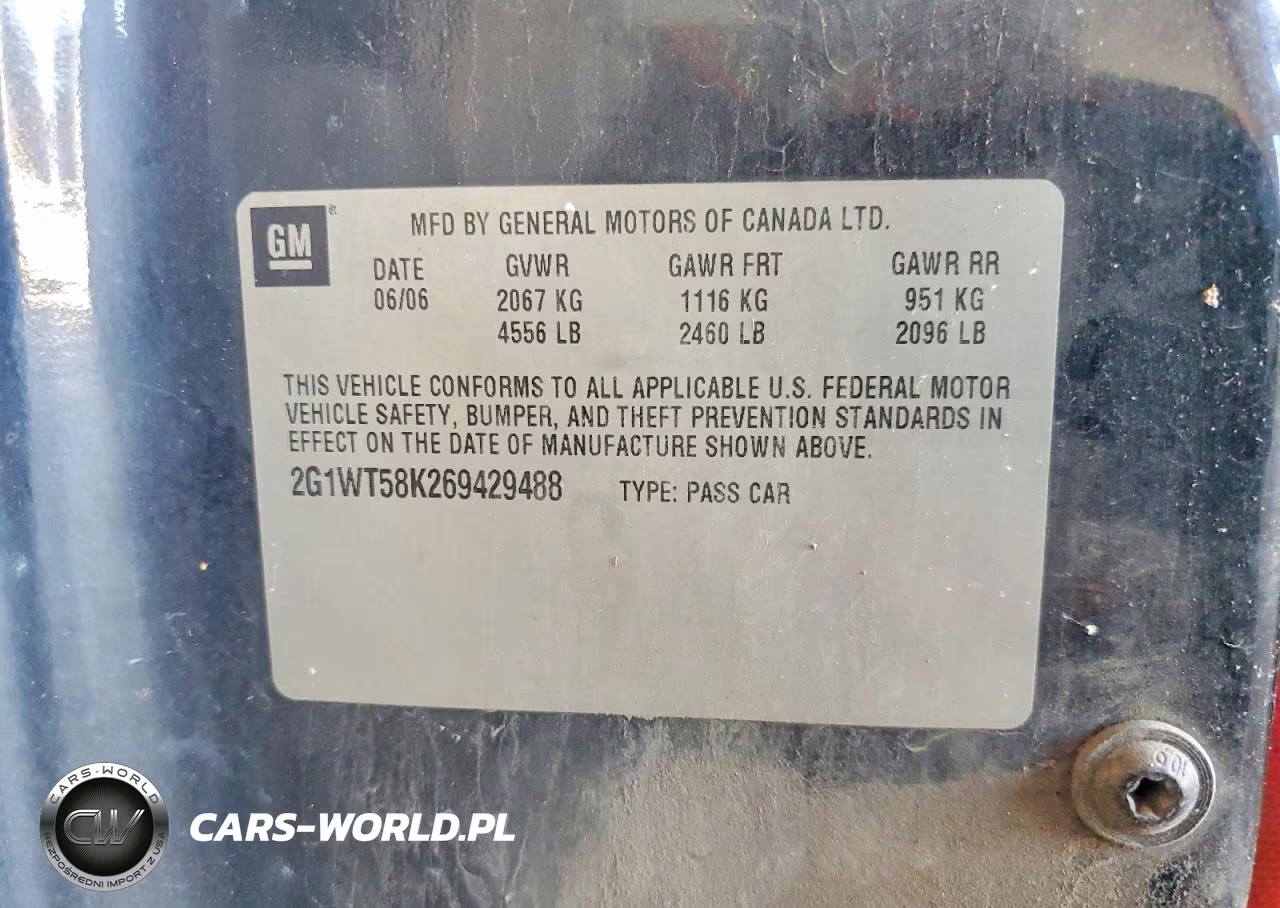 2006 Chevrolet Impala Lt VIN:2G1WT58K269429488 - 12