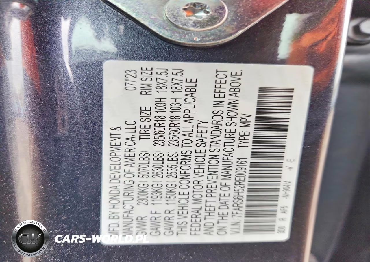 2024 Honda Cr-V Sport VIN:7FARS6H52RE009161 - 13