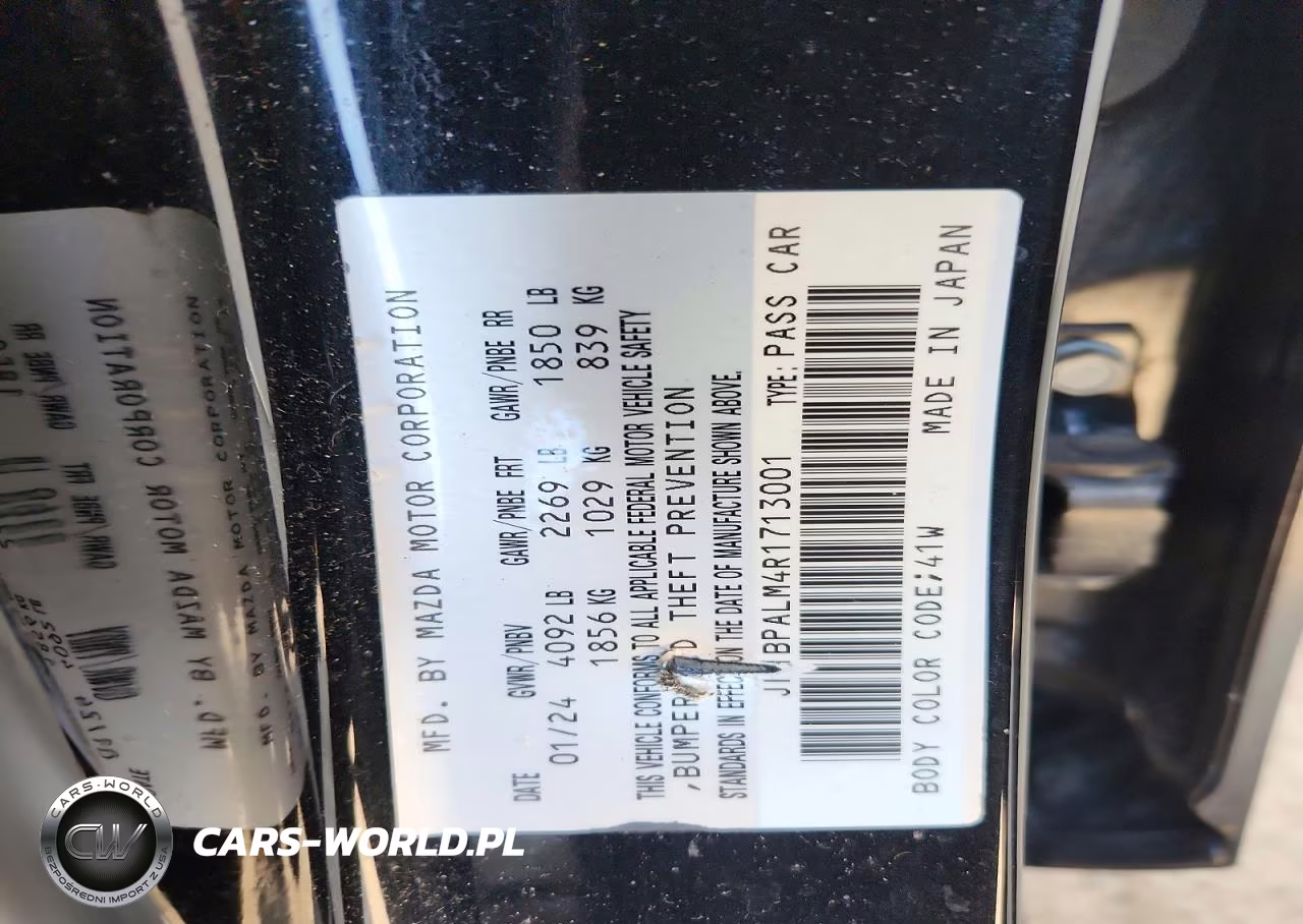 2024 Mazda 3 Preferred VIN:JM1BPALM4R1713001 - 13