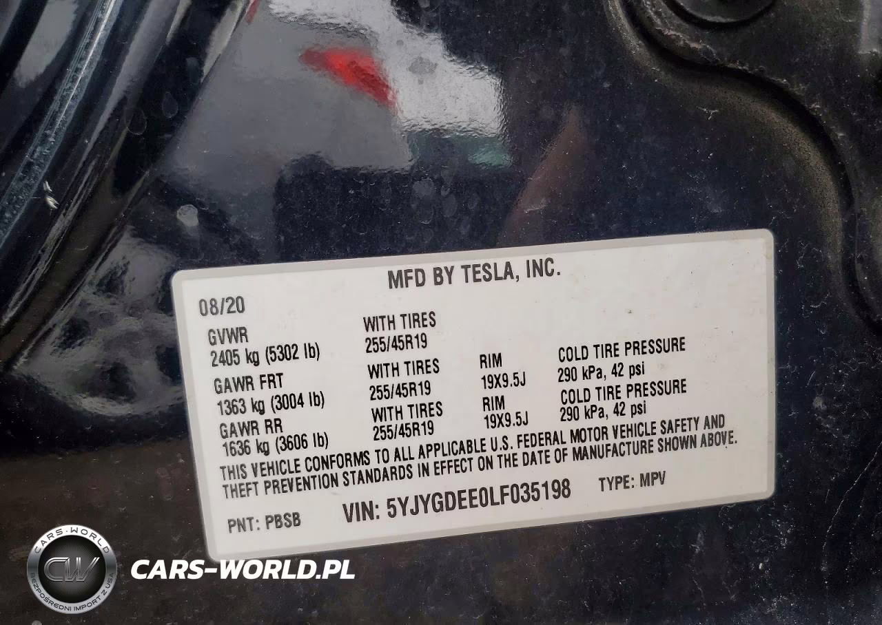 2020 Tesla Model Y VIN:5YJYGDEE0LF035198 - 13