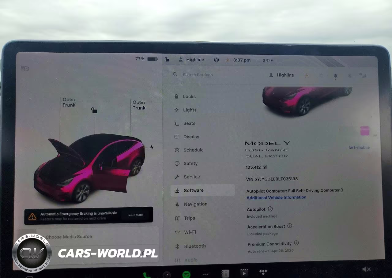 2020 Tesla Model Y VIN:5YJYGDEE0LF035198 - 9