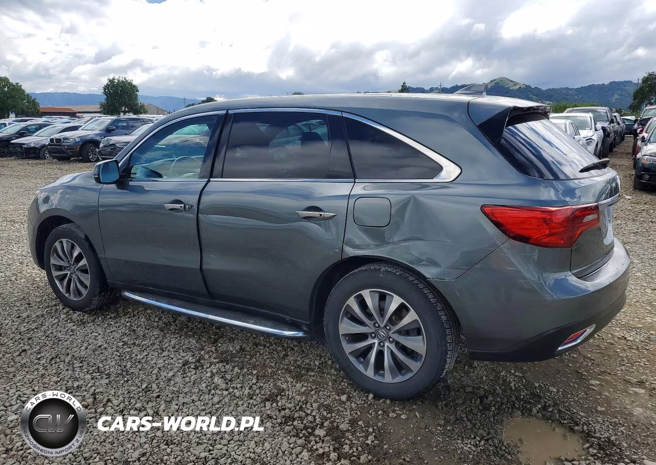2016 Acura Mdx Technology VIN:5FRYD3H42GB003735 - 2