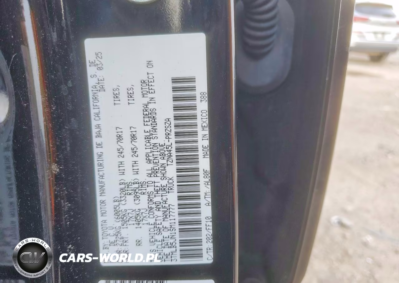 2025 Toyota Tacoma Sr5 VIN:3TMLB5JN1SM117777 - 12