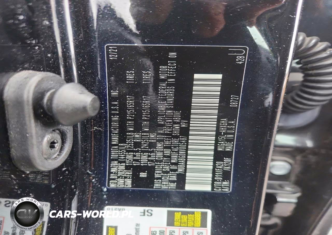 2022 Toyota Corolla Cross Le VIN:7MUBAABG0NV005487 - 14