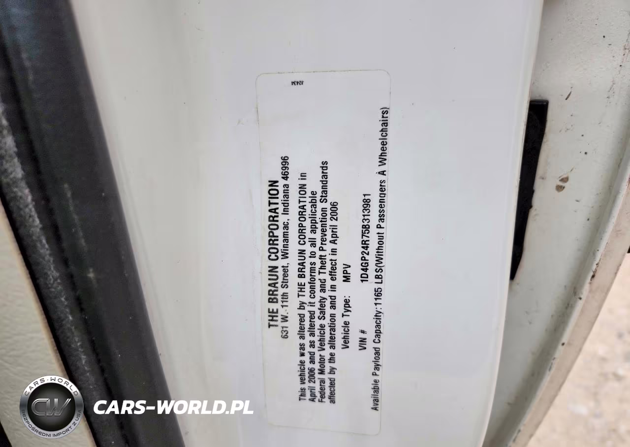 2005 Dodge Grand Caravan Se VIN:1D4GP24R75B313981 - 13