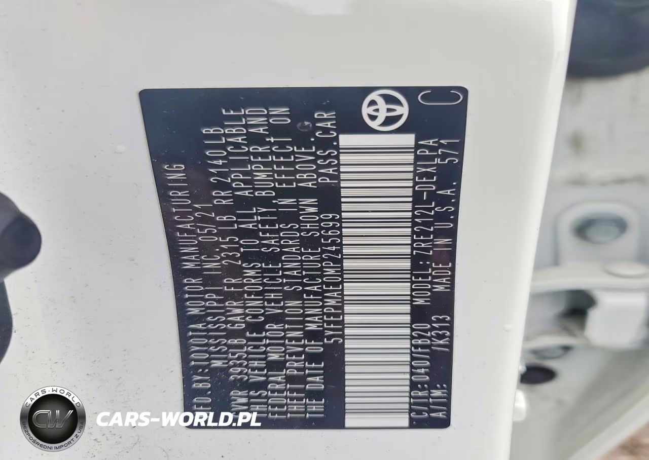 2021 Toyota Corolla Le VIN:5YFEPMAE0MP245699 - 12
