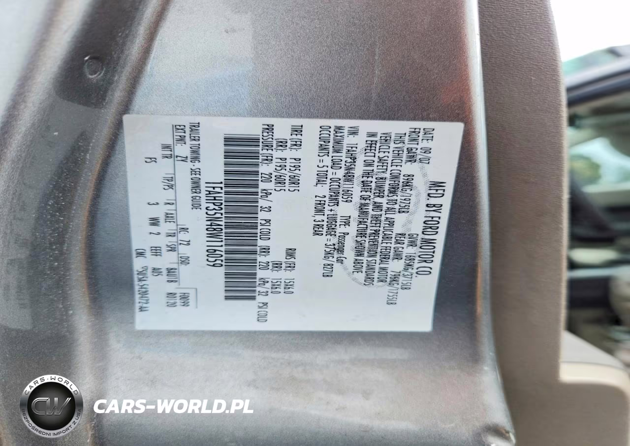 2008 Ford Focus Se VIN:1FAHP35N48W116059 - 12