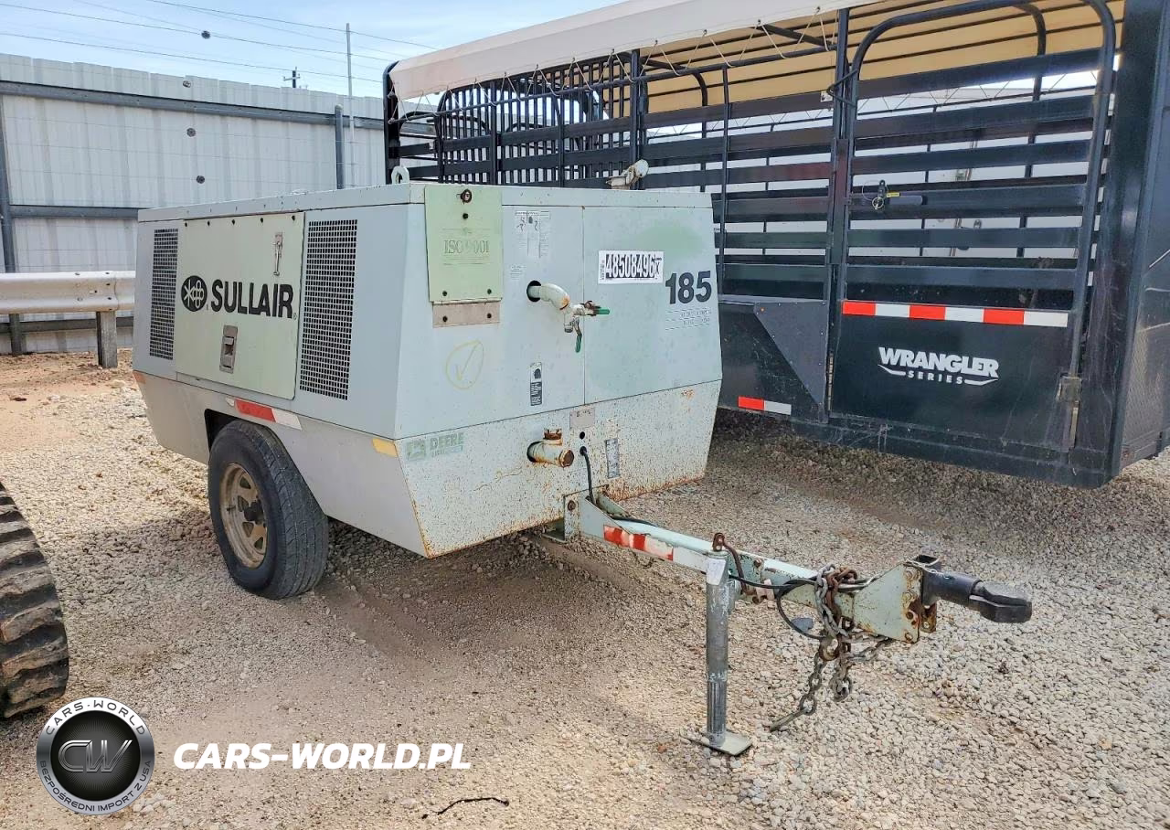 1996 Sullair 185 Dpo Jd Air Compressor