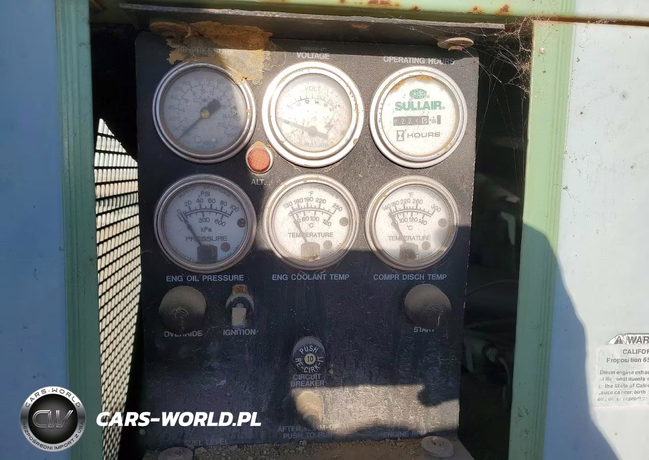 1996 Sullair 185 Dpo Jd Air Compressor VIN:00000000E04118949 - 8