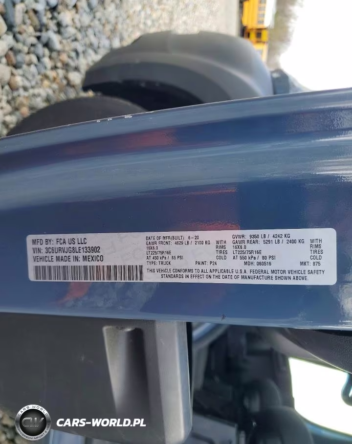 2020 Ram Promaster 3500 Delivery Van VIN:3C6URVJG8LE133902 - 13