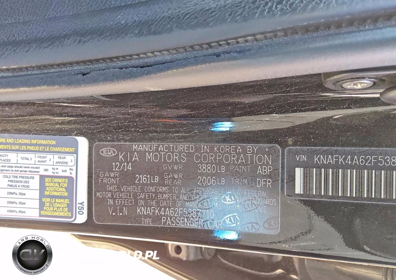 2015 Kia Forte Lx VIN:KNAFK4A62F5387710 - 12