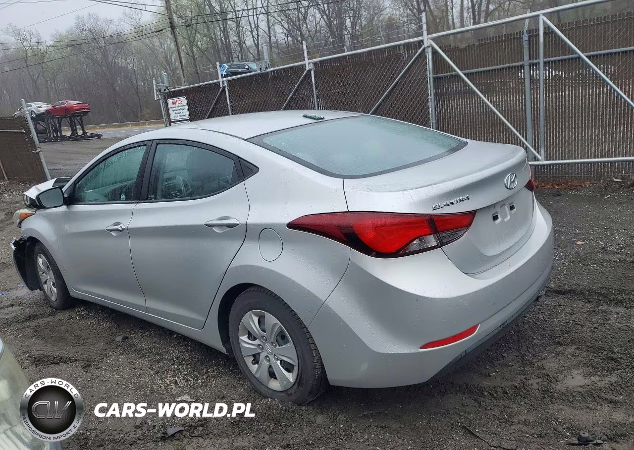 2016 Hyundai Elantra Se VIN:5NPDH4AE6GH746722 - 2